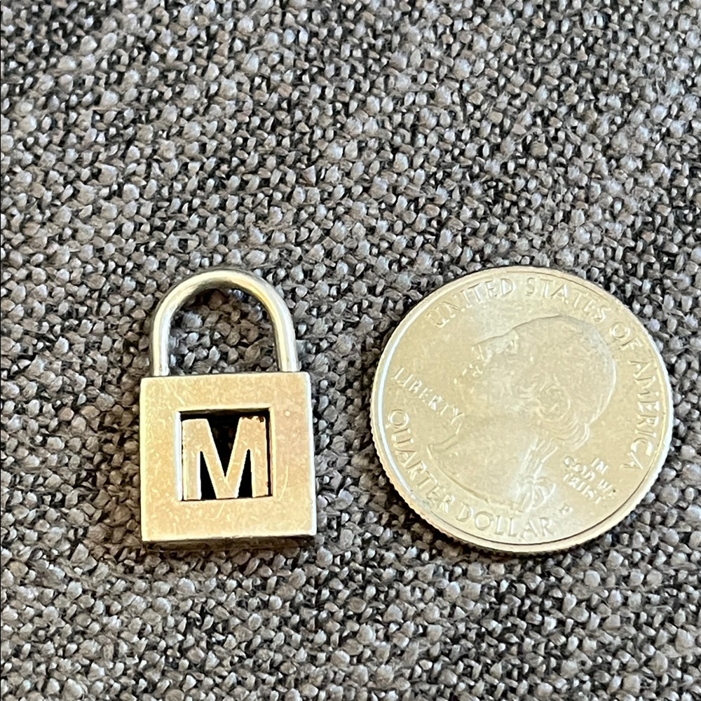 Tiffany & Co. Sterling Silver Padlock “M” - Picture 2 of 6